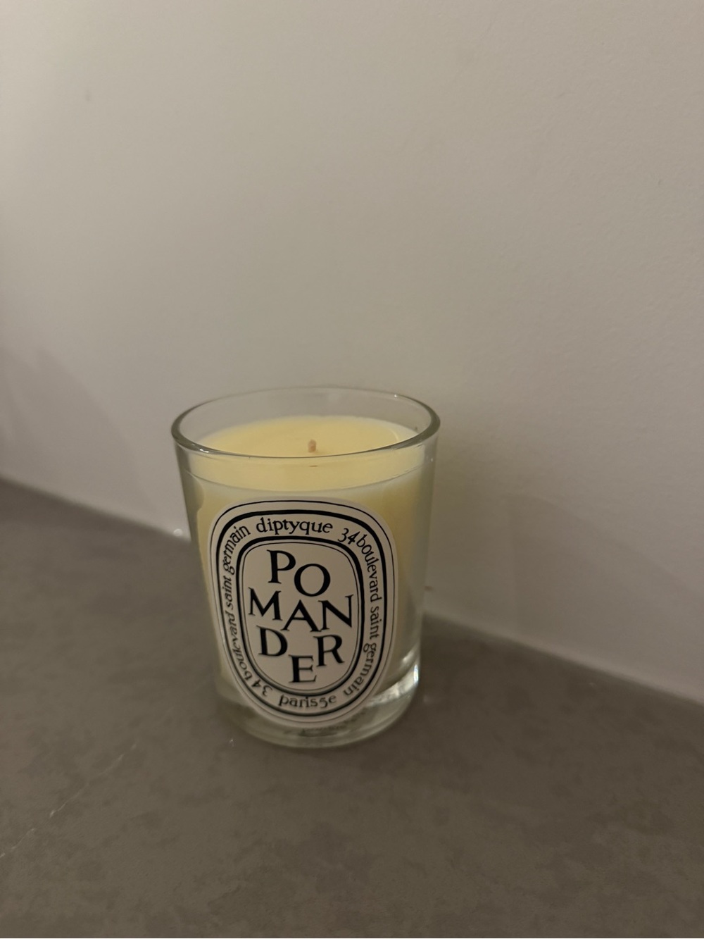 diptyque Pomander Candle in Soft Yellow Wax